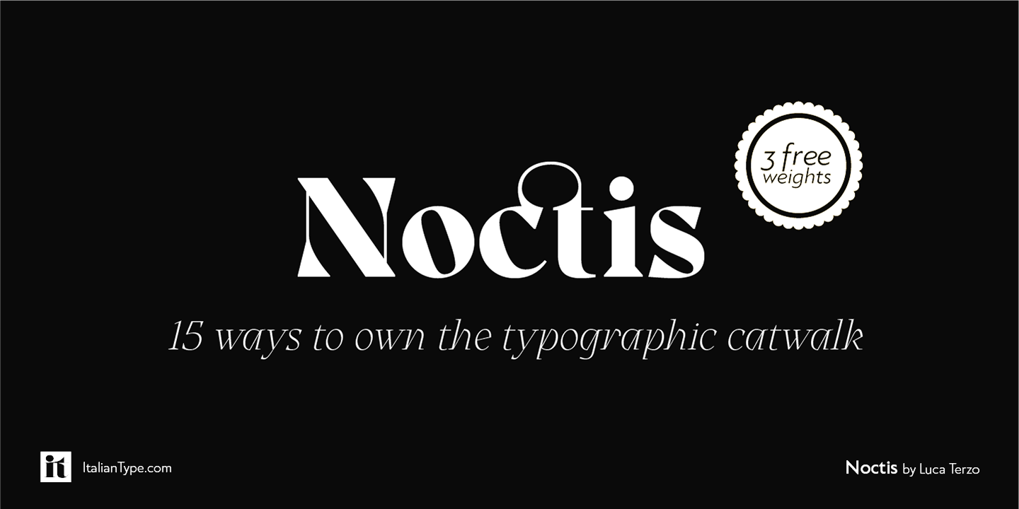 Example font Noctis #1